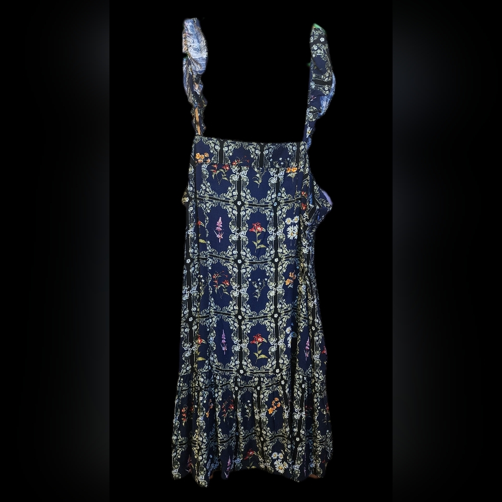 Agua Bendita x Target Floral Patterned Dress with Ruffle Straps - Suze XL